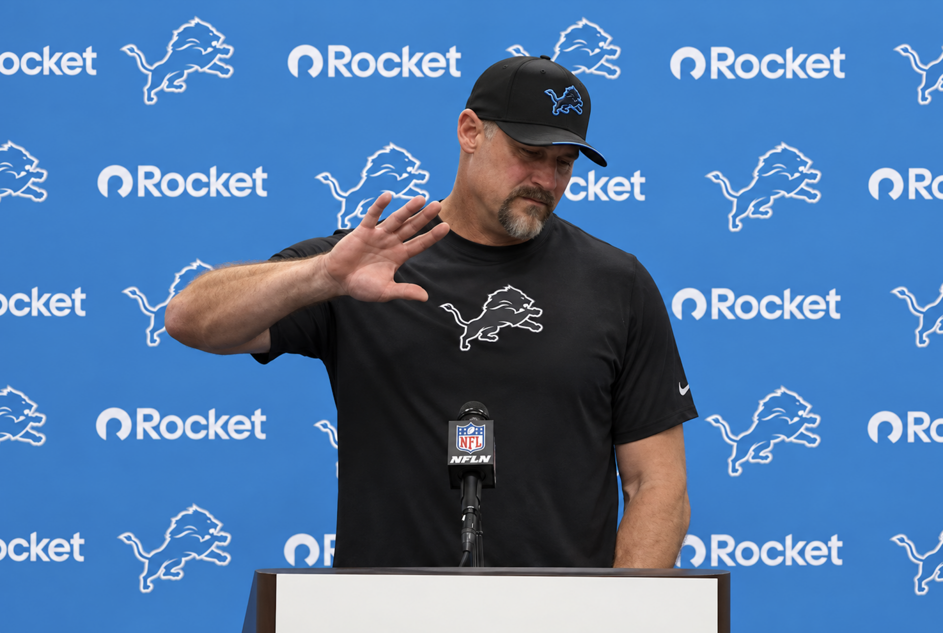 Dan Campbell Lions defense Dan Campbell Lions run game