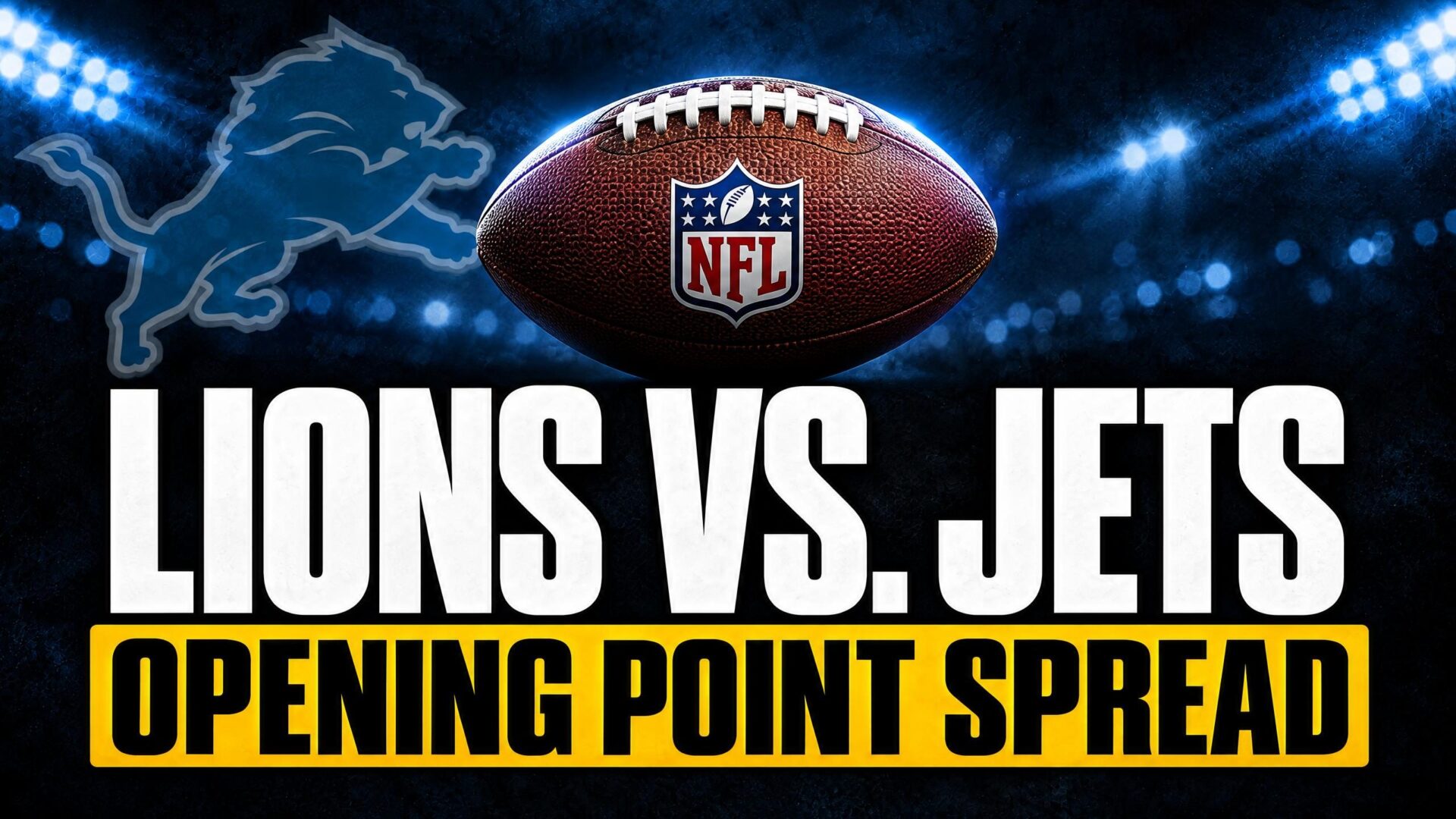 Lions vs. Jets point spreadSPREAD