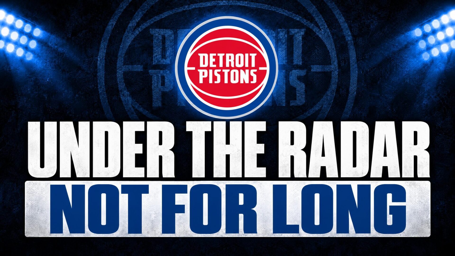 UNDER THE RADAR — NOT FOR LONG