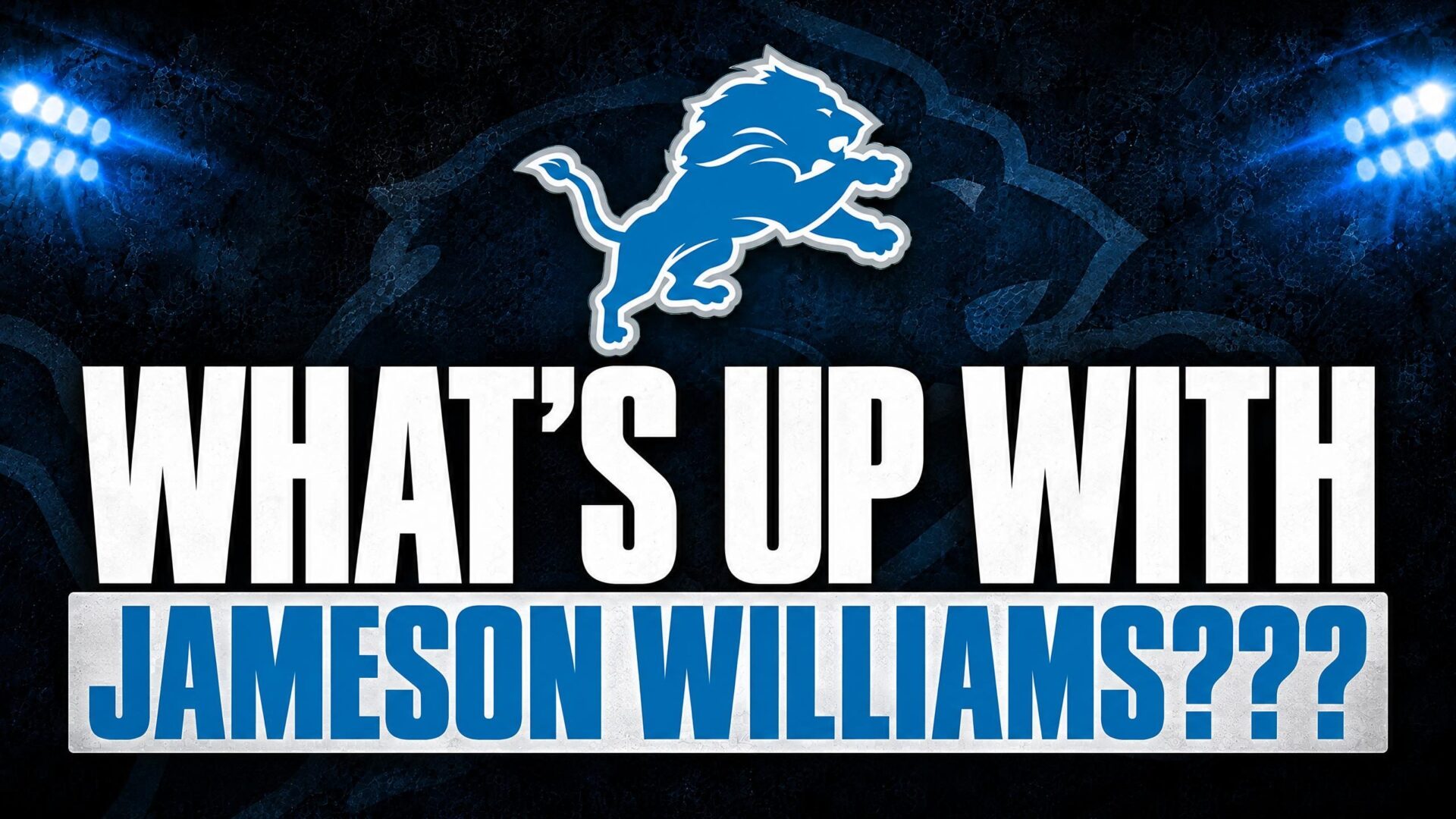 Jameson Williams not getting more chances