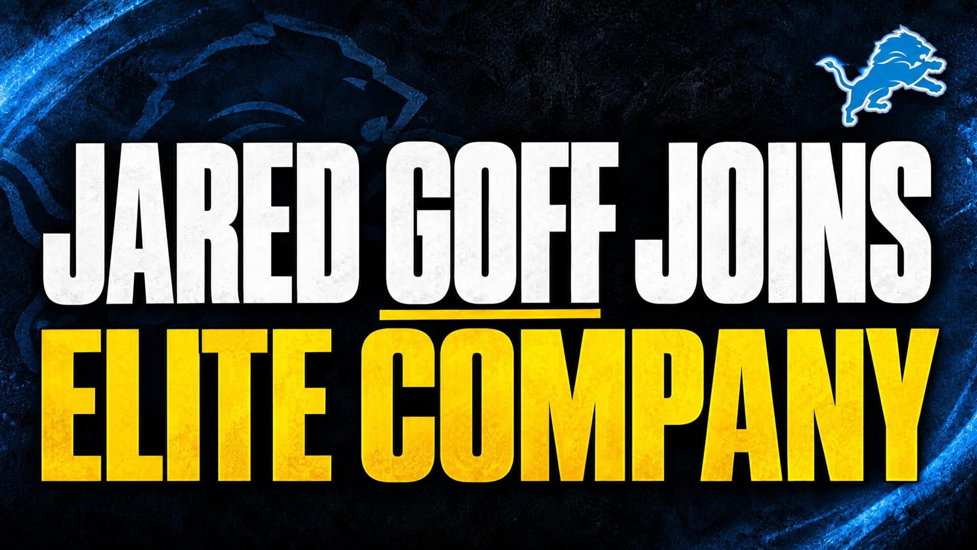 Jared Goff historic start