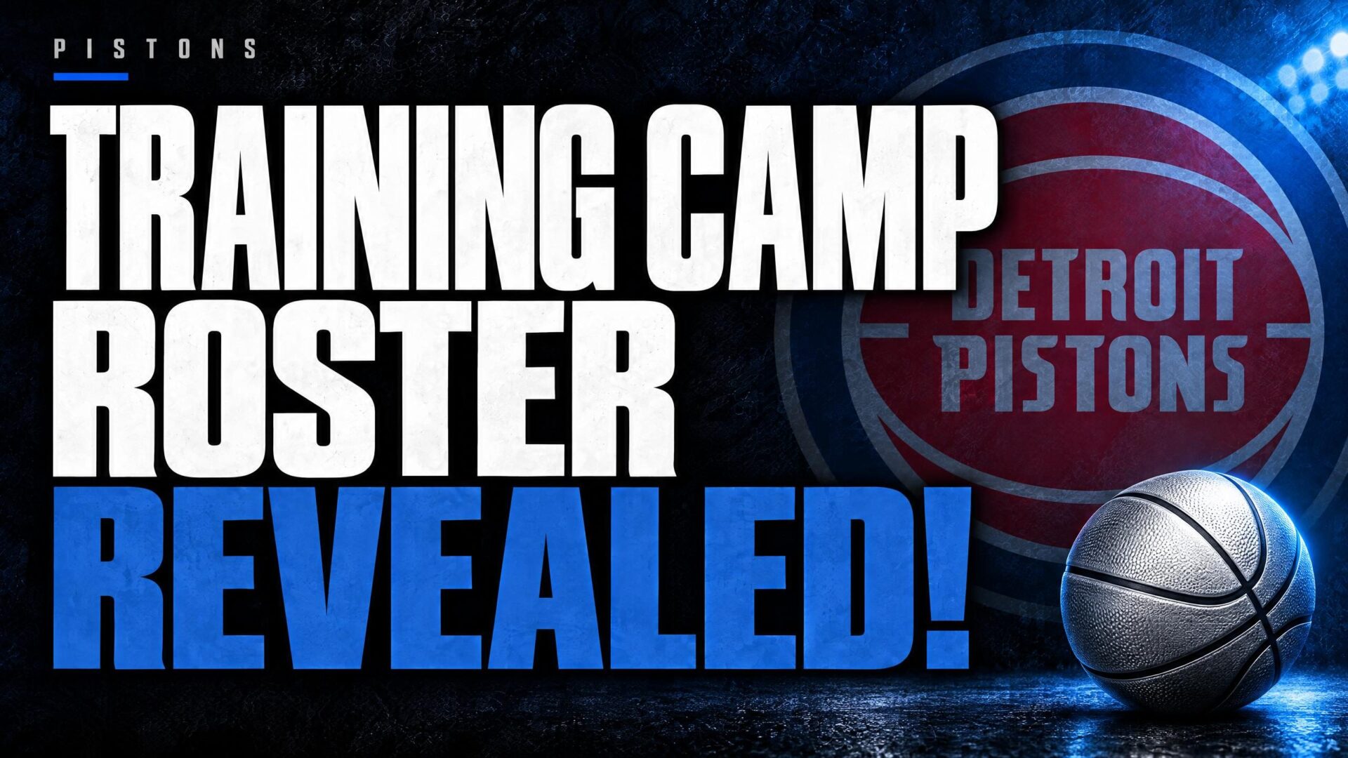 Detroit Pistons training camp roster