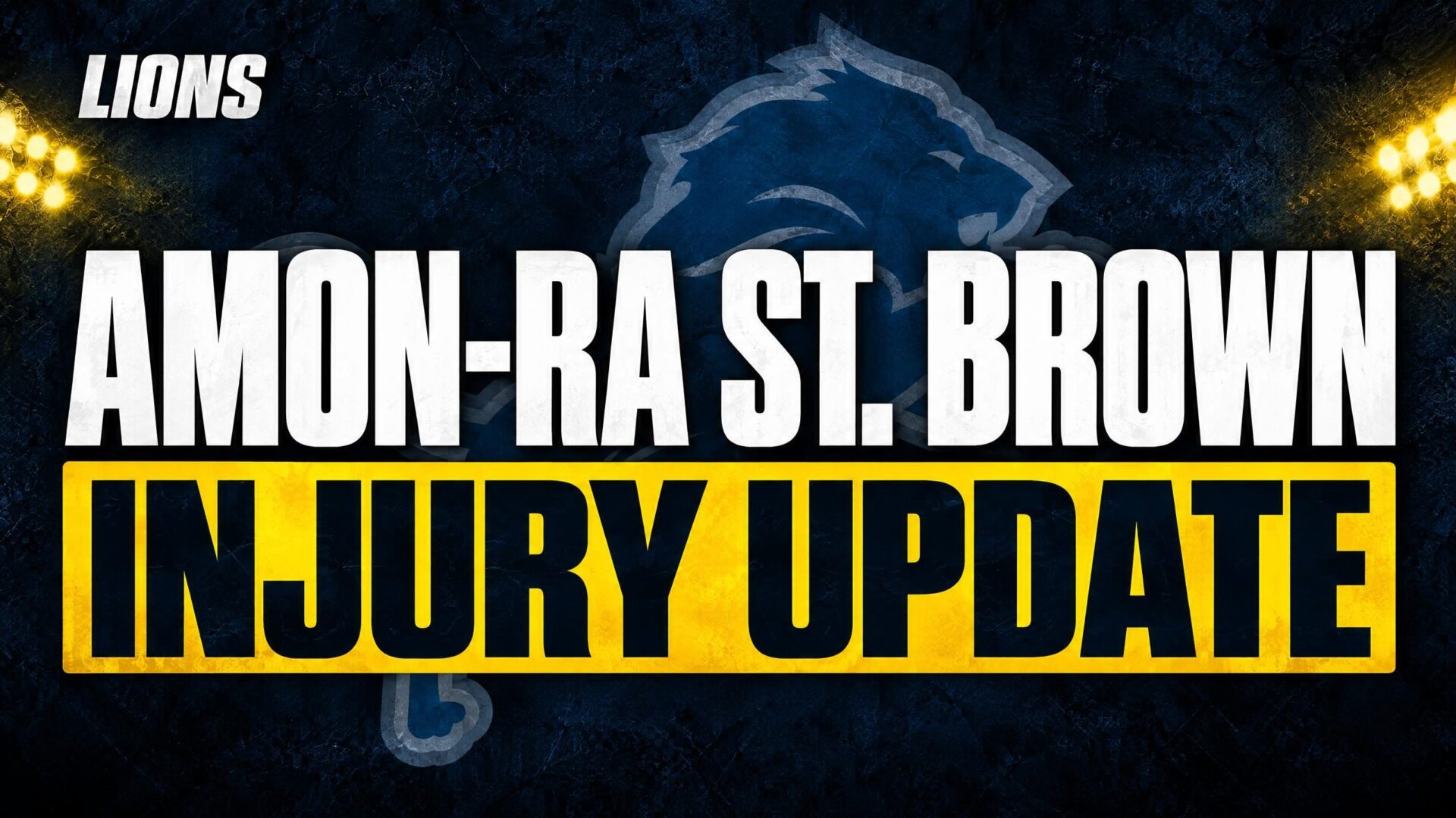 Amon-Ra St. Brown injury update