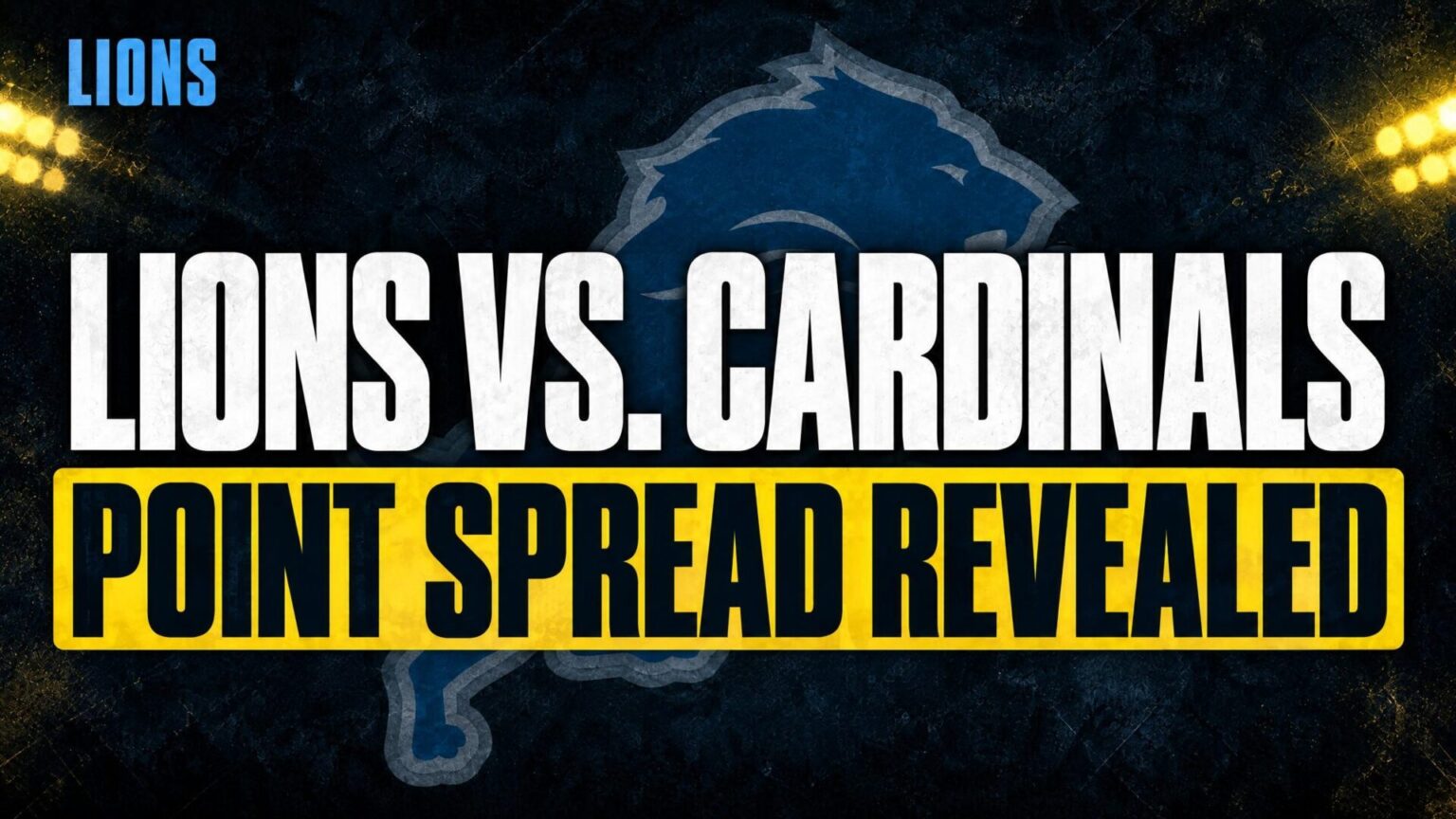 Detroit Lions vs. Arizona Cardinals Point Spread, Week 5 Odds