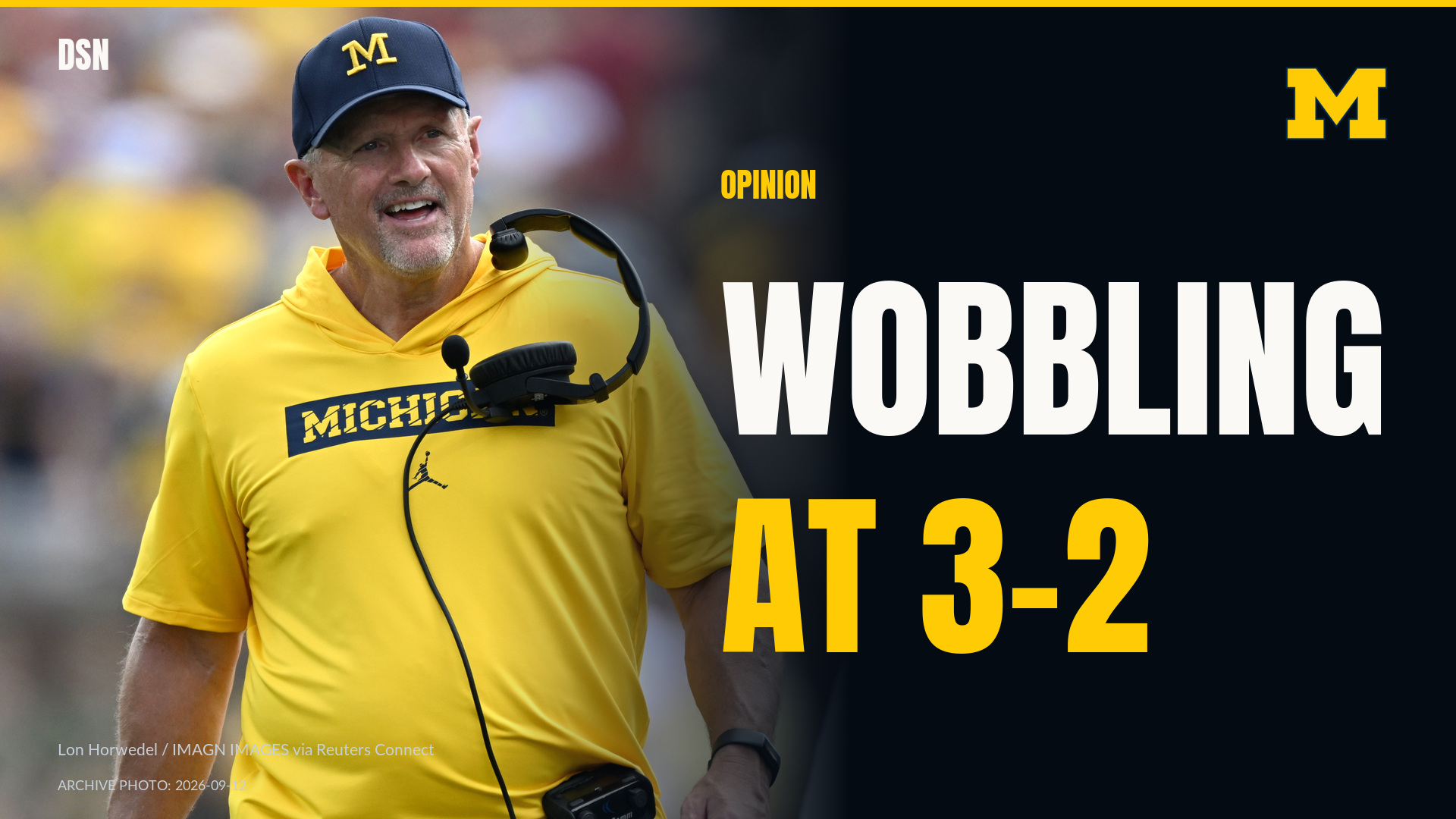 Upset Visual Michigan Wolverines Criticized by Wall Street Journal After Loss