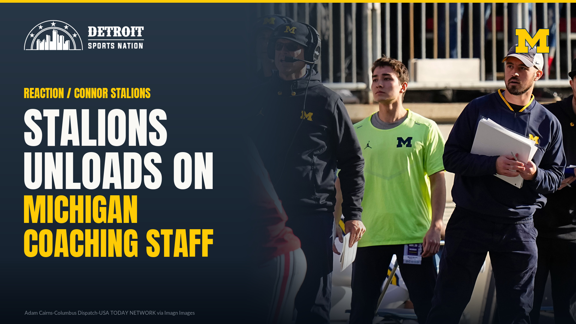 Connor Rozee Injury Connor Stalions Criticizes Michigan Coaching Staff After Loss
