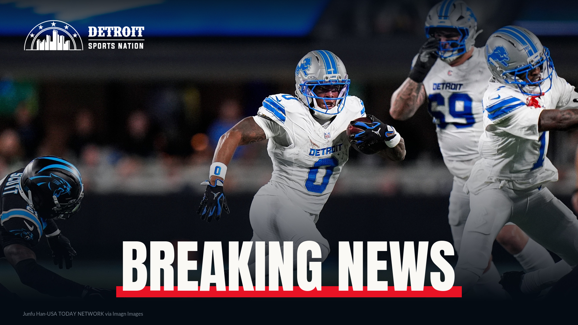 Upset Visual Detroit Lions RB Jahmyr Gibbs Ties Barry Sanders' TD Record