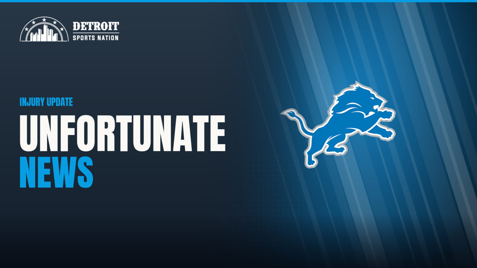 Upset Visual Detroit Lions Place 3 Players on Injured Reserve During Bye