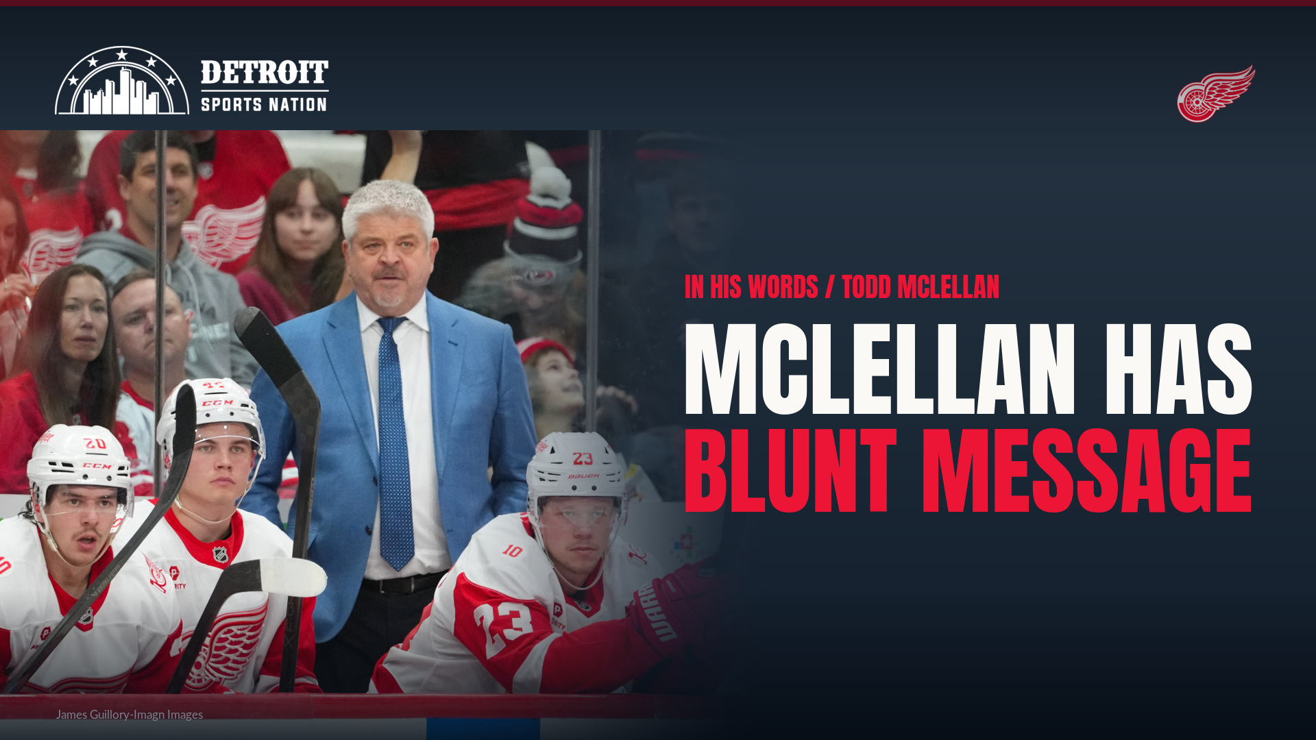 Todd McLellan Red Wings
