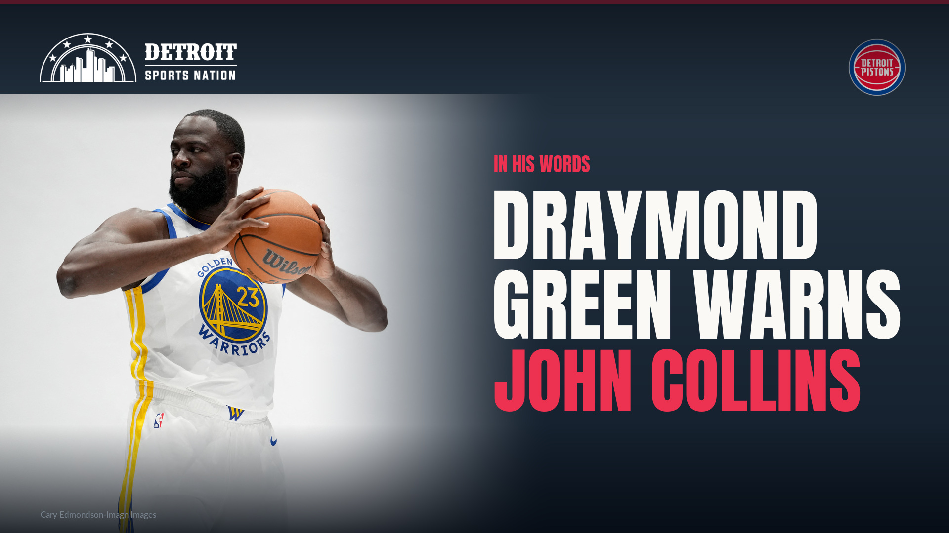 Draymond Green John Collins warning