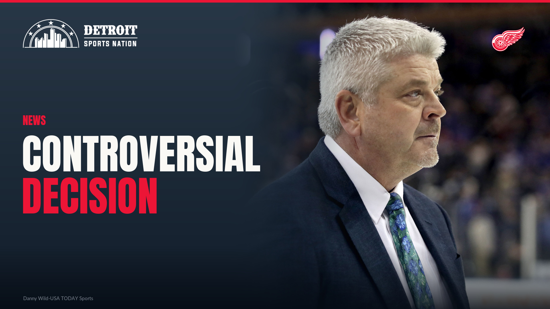 Todd McLellan Red Wings goaltending decision