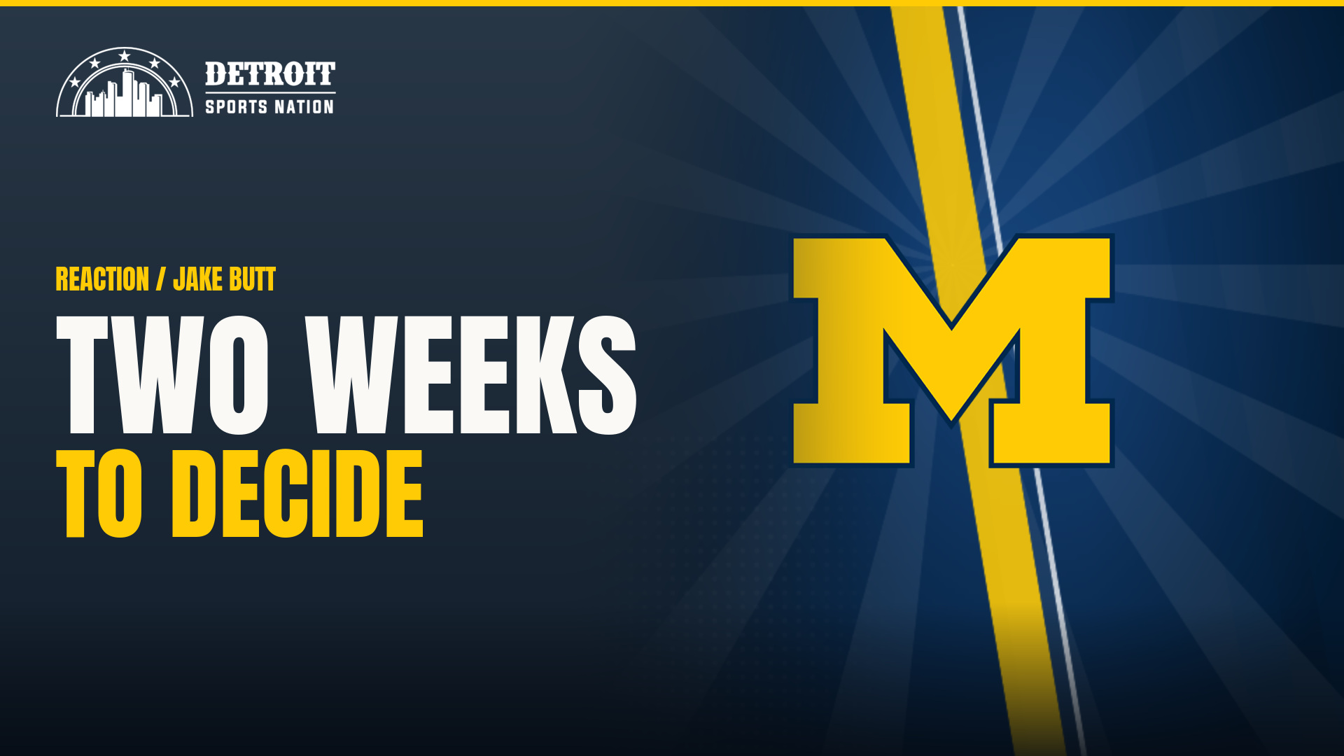DSN team graphic: TWO WEEKS — TO DECIDE