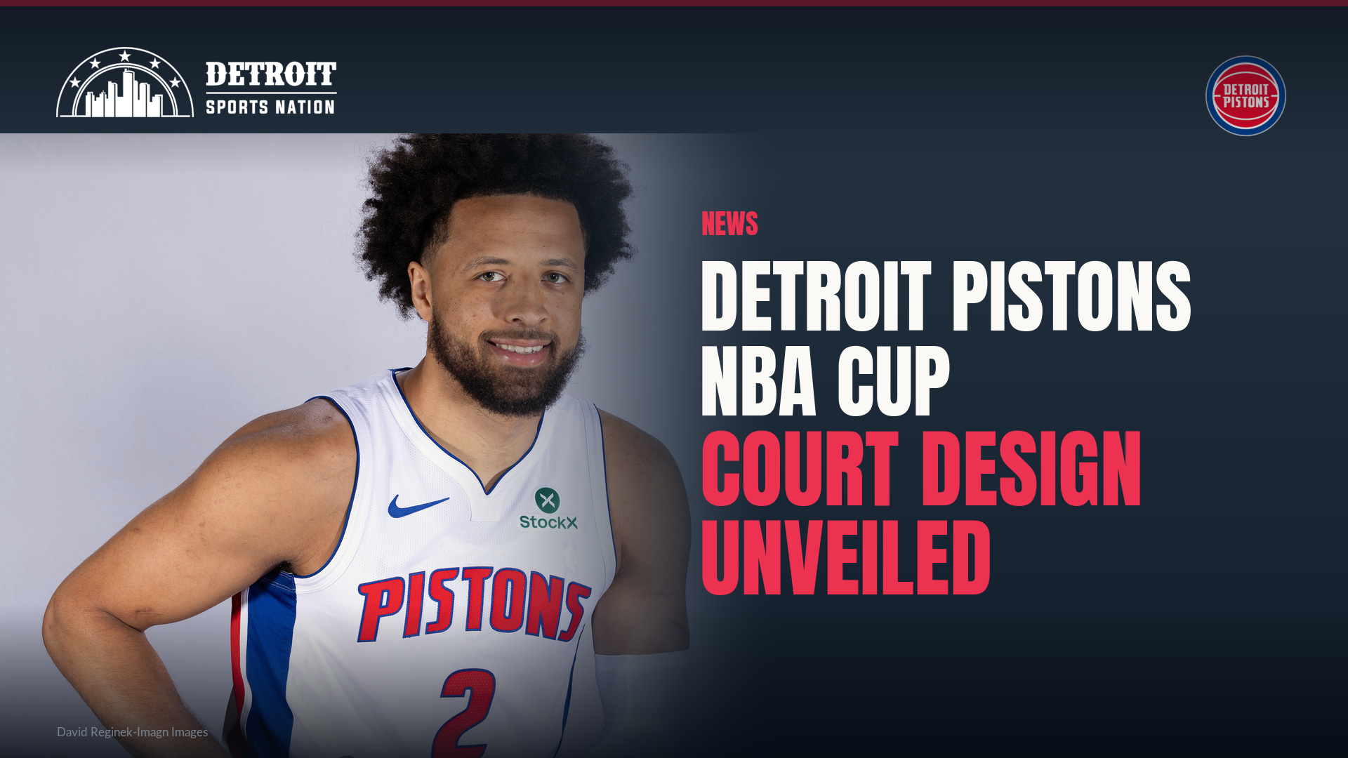 Detroit Pistons NBA Cup court