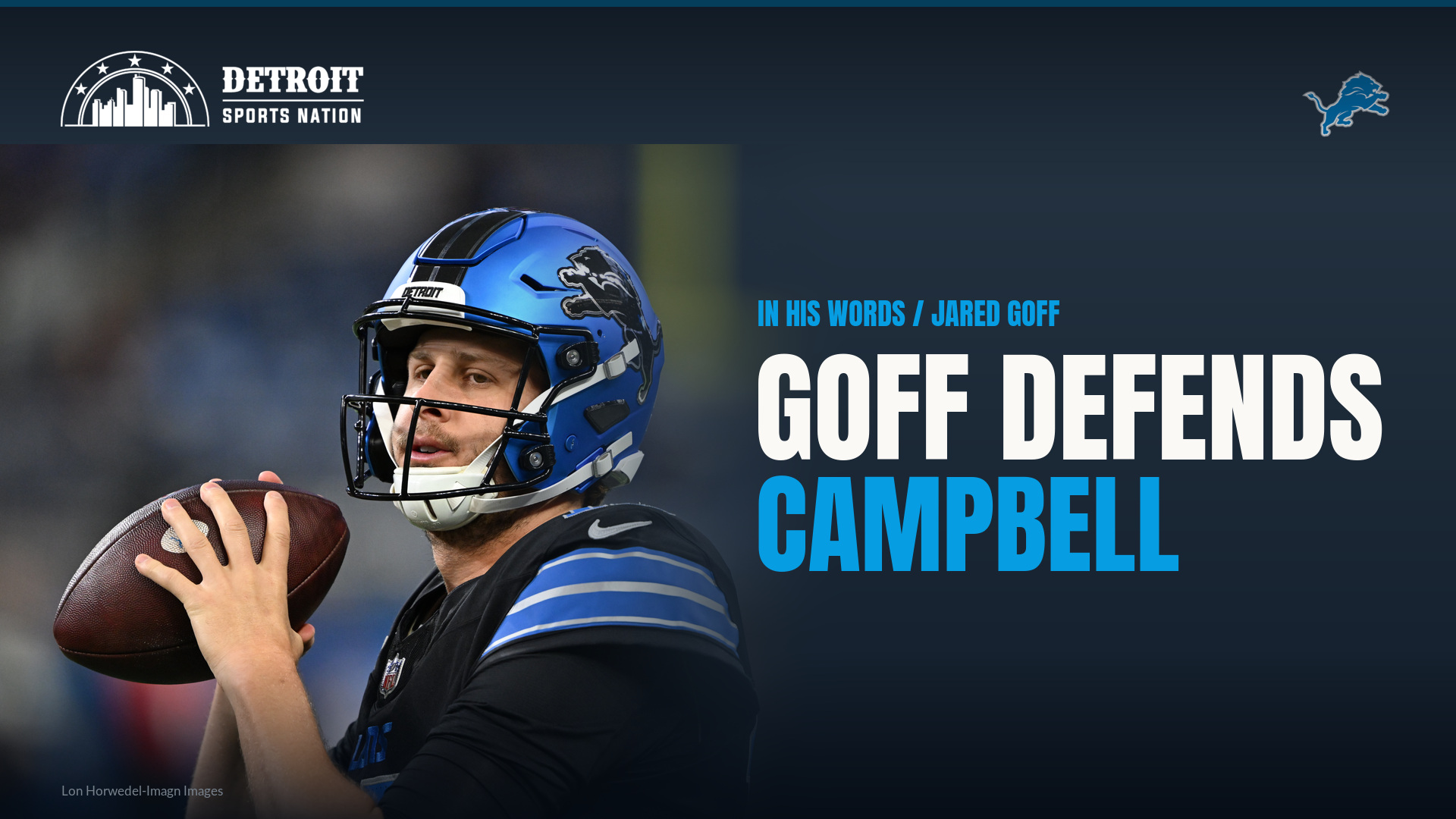 Visal Management Jared Goff Defends Dan Campbell's Clock Management in Lions Win