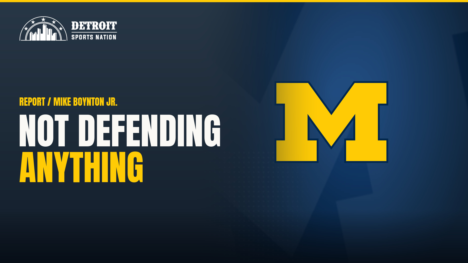 Mike Boynton Michigan Wolverines national championship