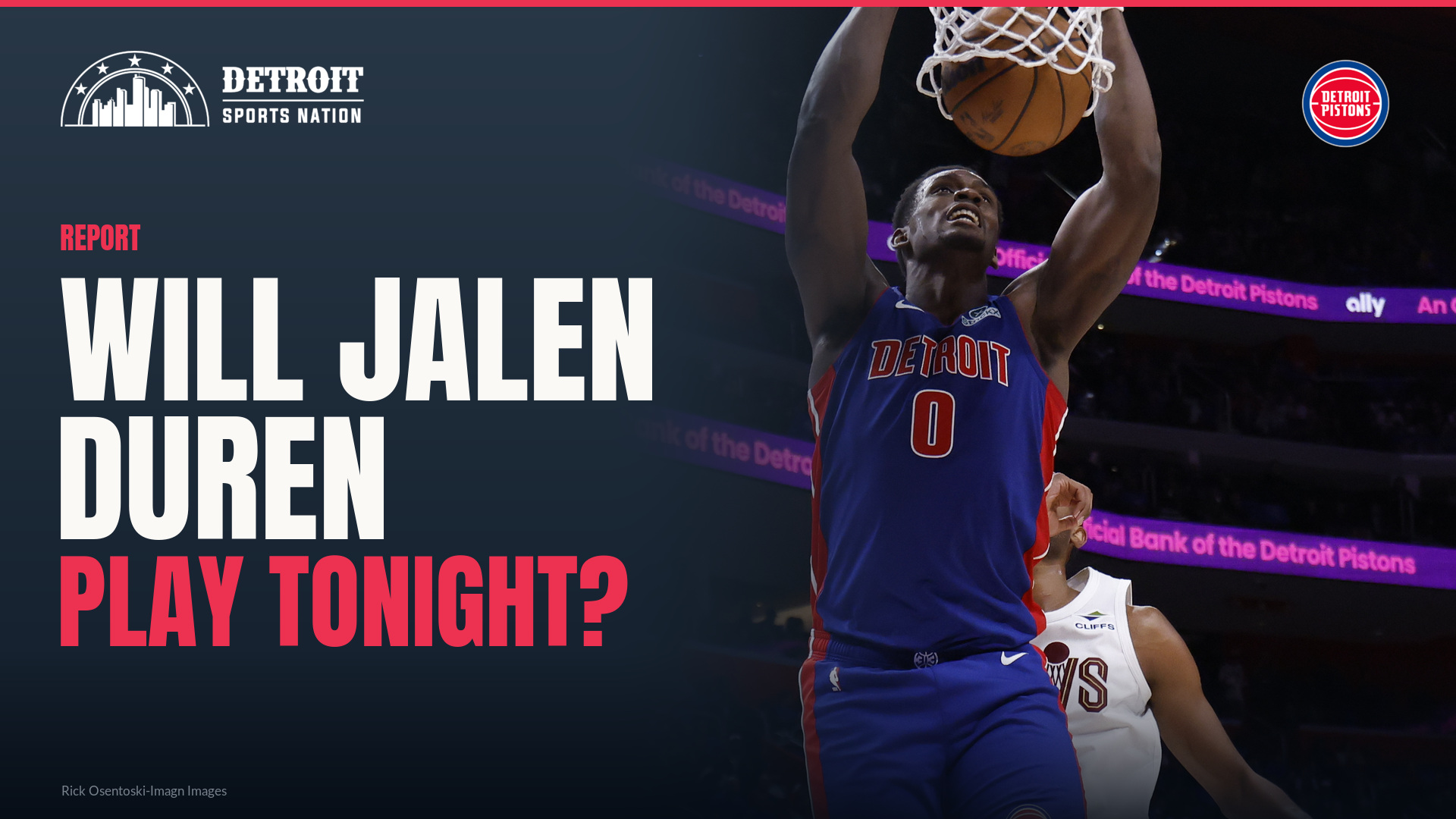 Jalen Duren Pistons status