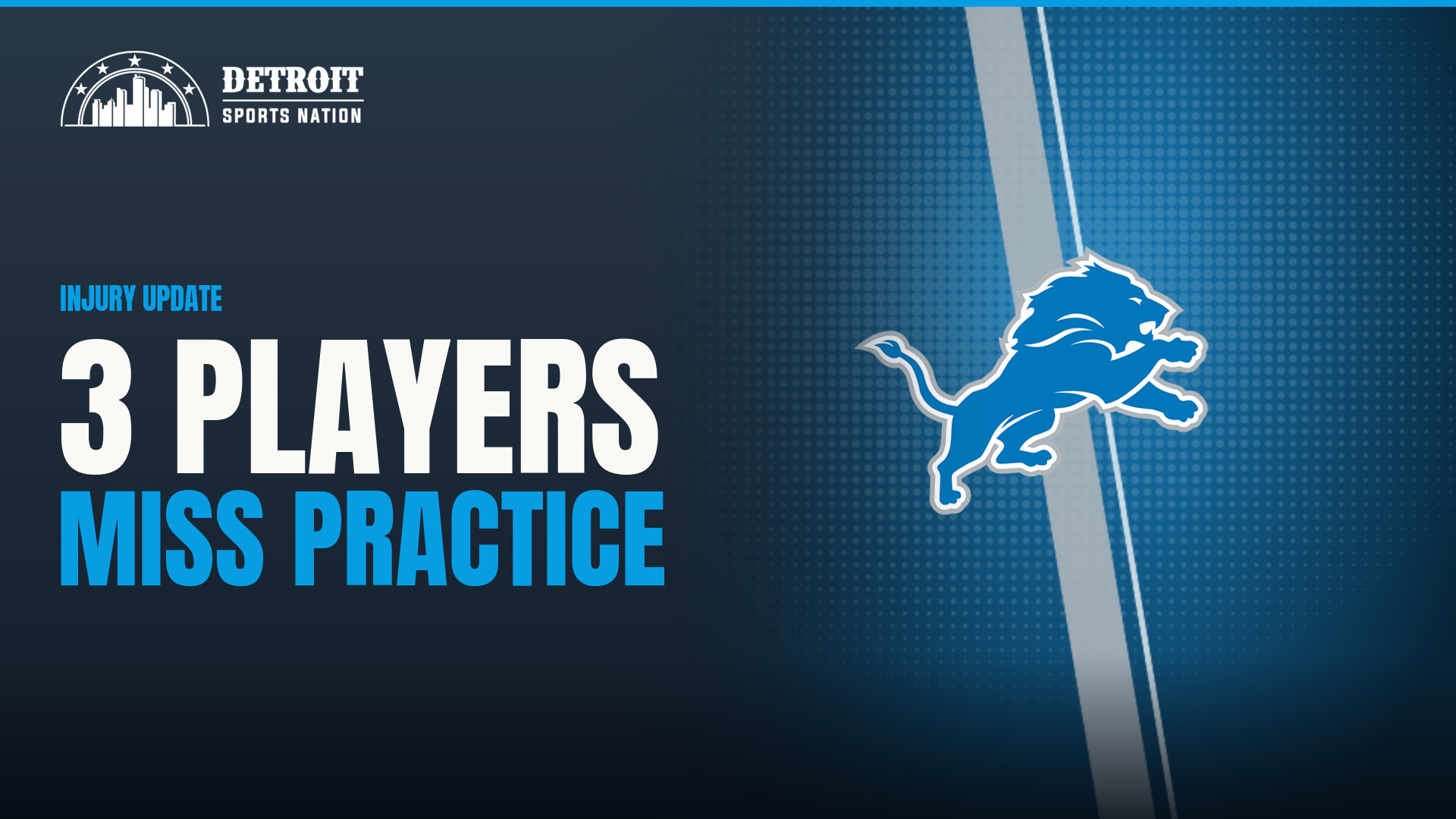 Detroit Lions injury report
