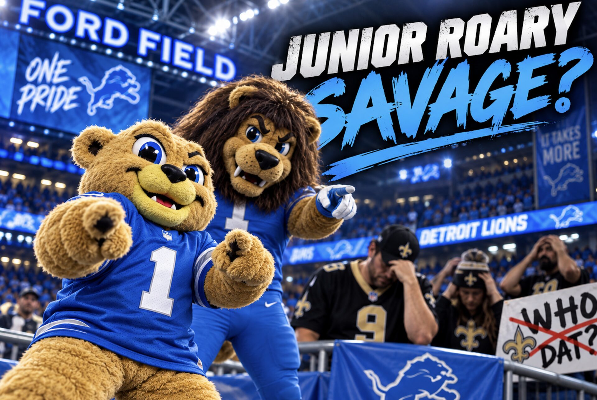 Junior Roary Lions mascot