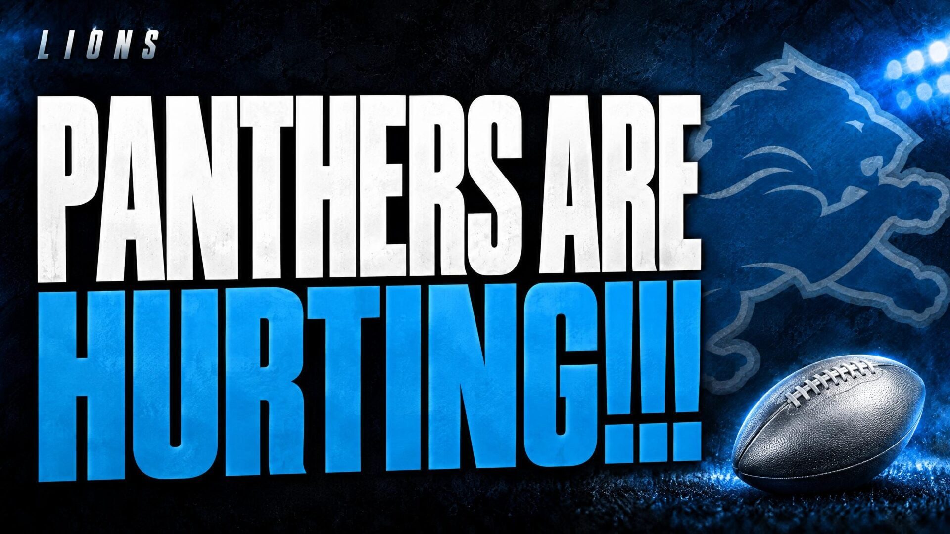 Panthers injury report vs Lions