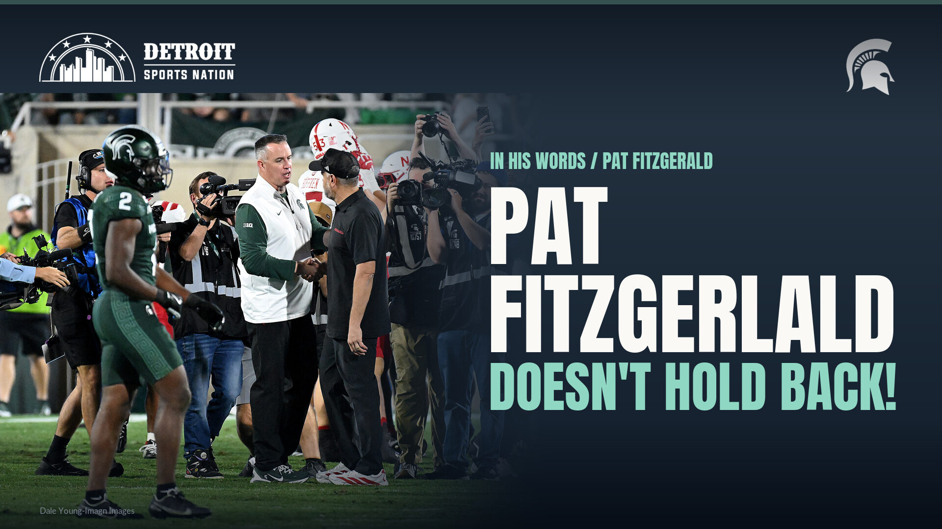 Pat Fitzgerald officiating