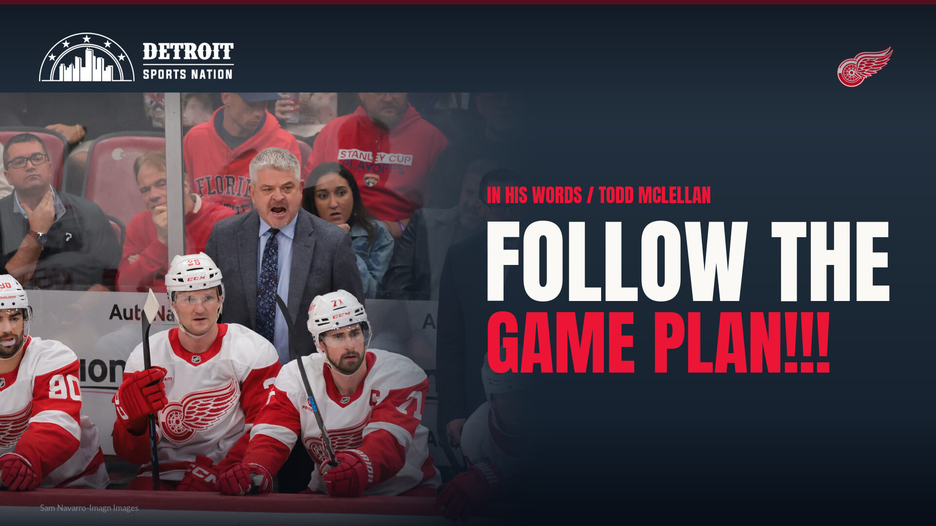 Todd McLellan Red Wings