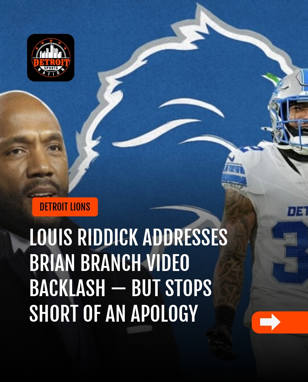 Louis Riddick Addresses Brian Branch Video Backlash — But Stops Short ...