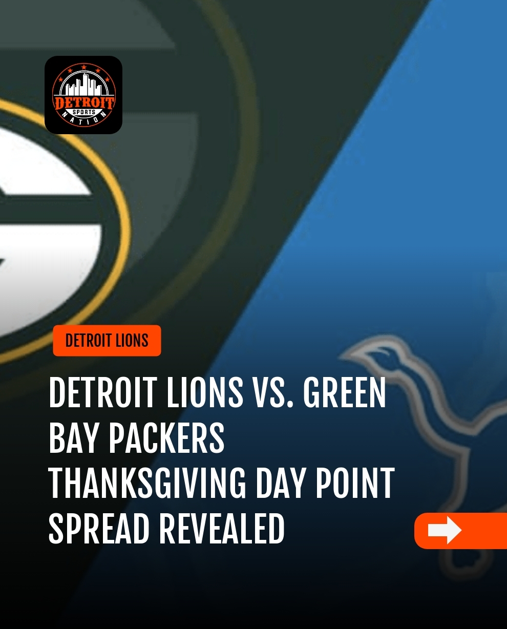 Detroit Lions Vs Green Bay Packers Day Point Spread 