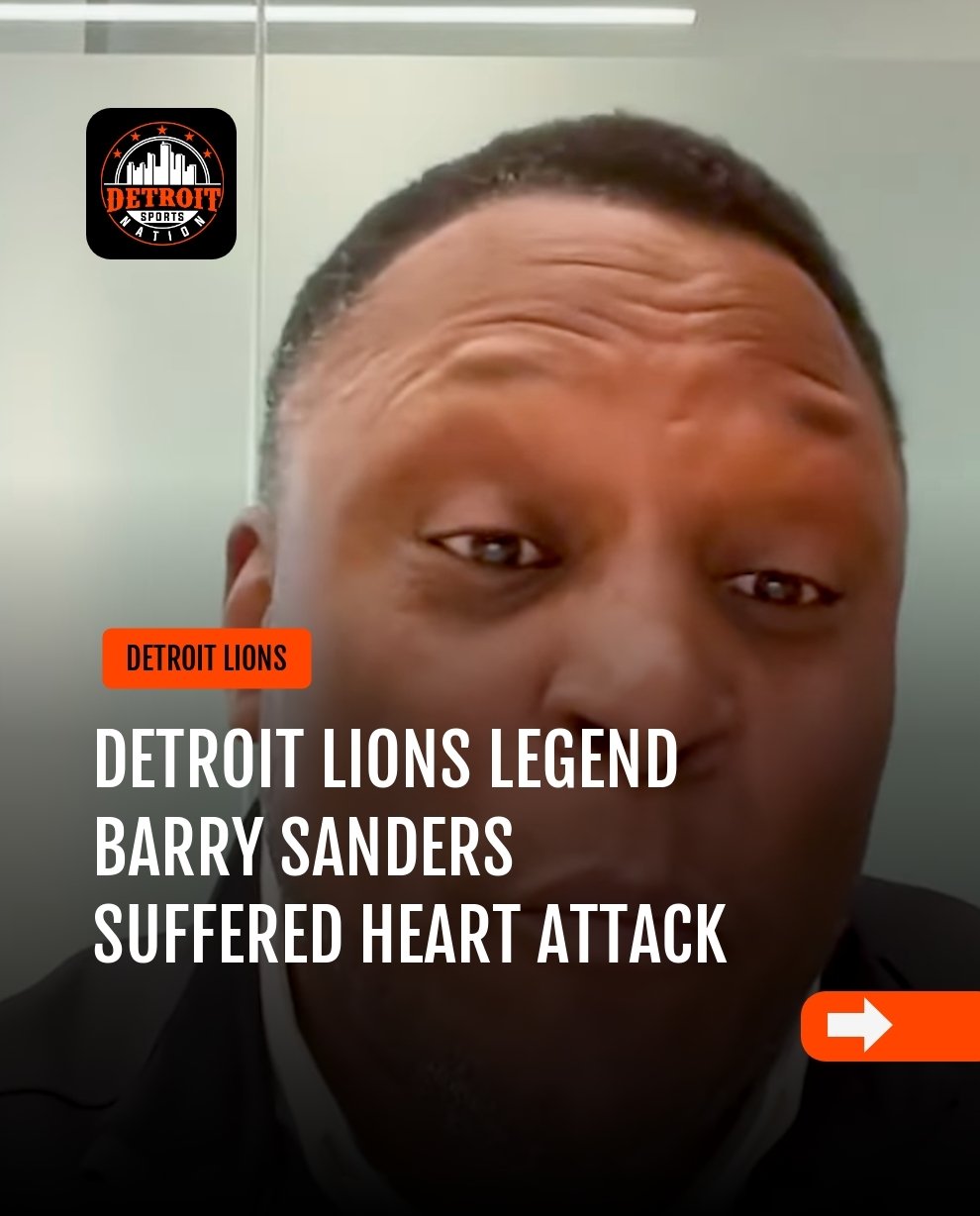 Detroit Lions Legend Barry Sanders Suffered Heart Attack Detroit