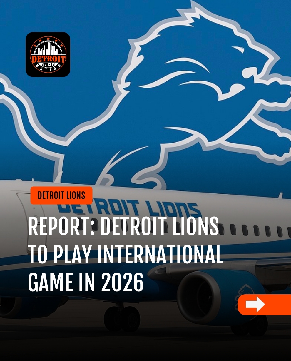 Report Detroit Lions To Play Game In 2026 Detroit 