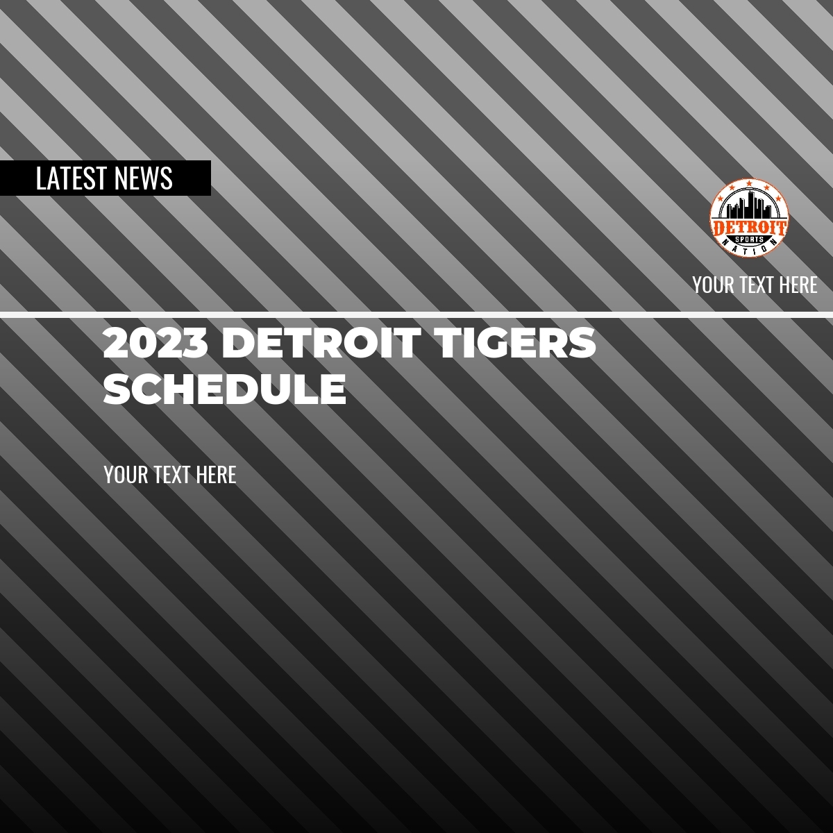 2023 Detroit Tigers Schedule Detroit Sports Nation